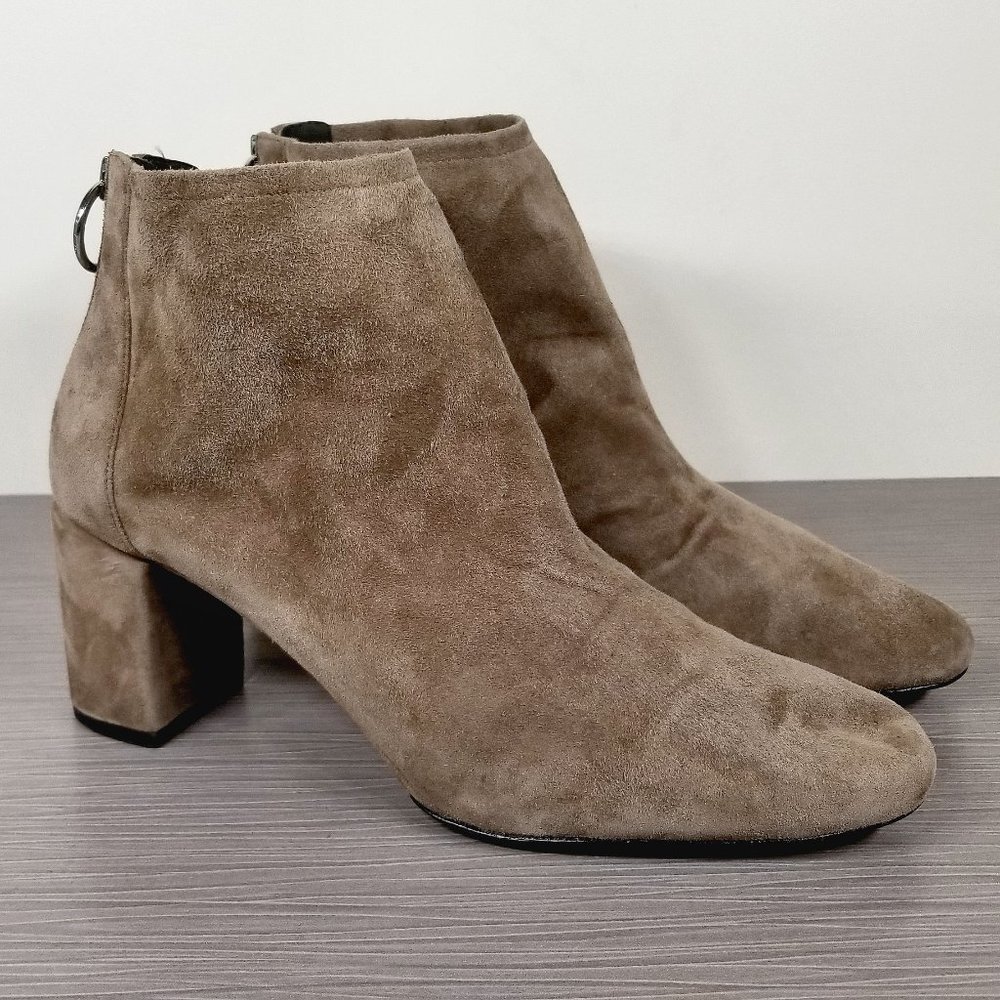 Via Spiga Nadia Bootie, Tan Suede, Womens Size 9.5 M / 39.5
